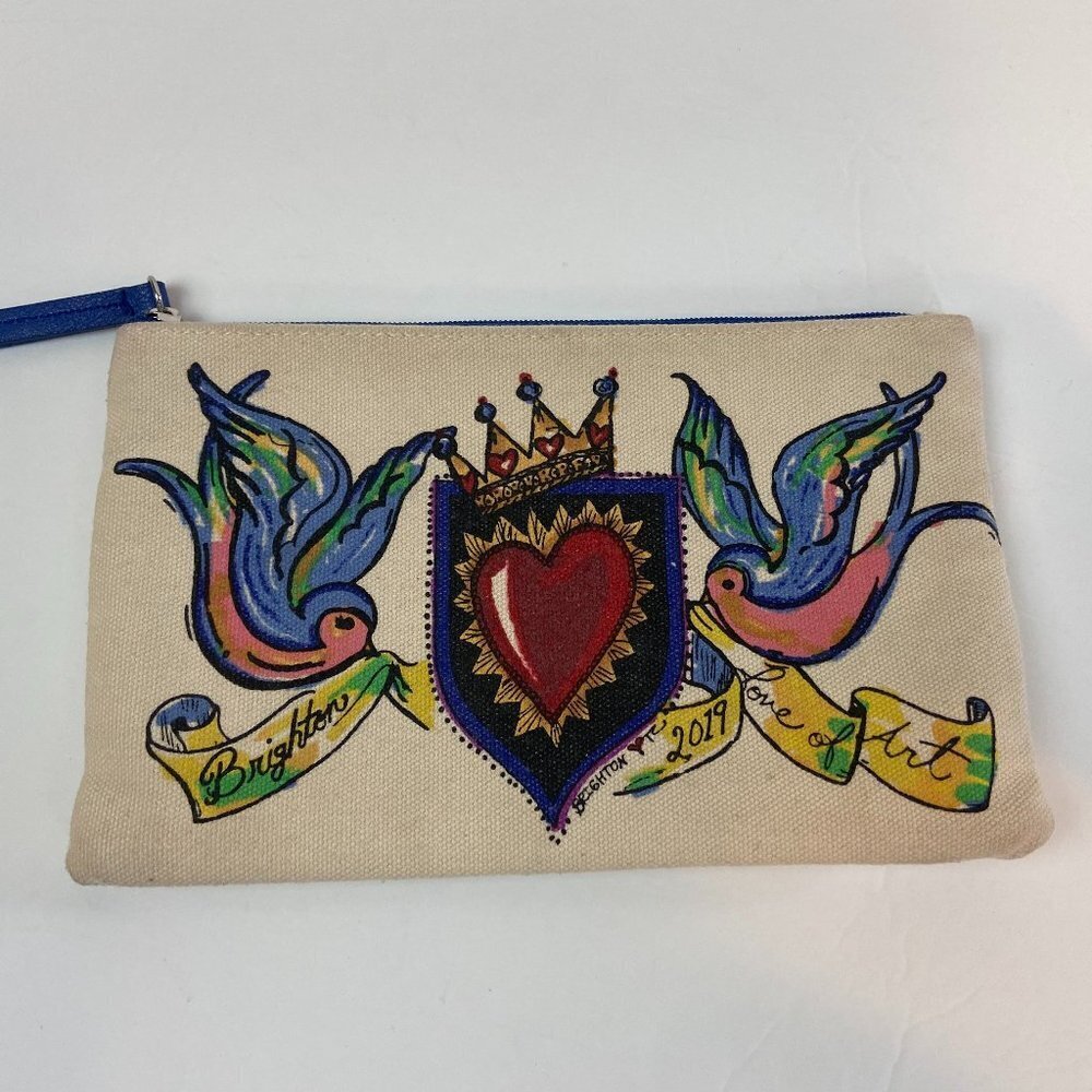 Brighton Canvas Pouch Cosmetic Bag